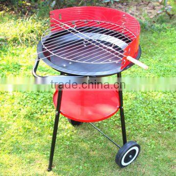 Portable 18"home-use BBQ Grills Trolley photo-3