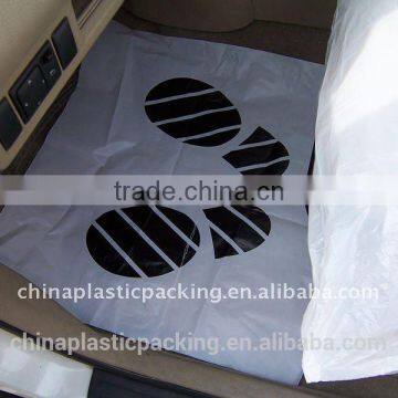 Printed PE Plastic Disposable Car Floor Mat photo-5
