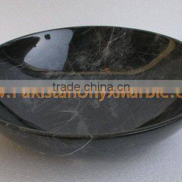 TEAKWOOD BLACK ZEBRA MARBLE BOWLS photo-2