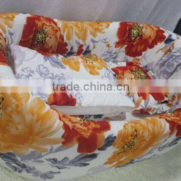 BISINI Solid Wood With Fabric Upholstered Baby Bed, Comfortable Baby Crib, Environmental Friendly Material Baby Cot (BF01-X1193) photo-2