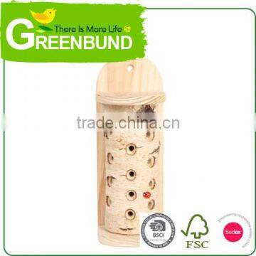 Acrylic Wooden Bird House Feeder Bee Wild Life Care