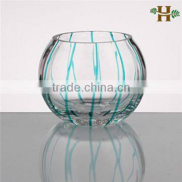 Bed Room Round Glass Candle Holder