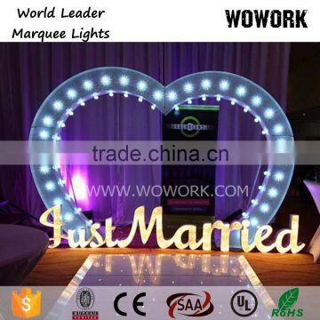 Giant Channel Decoration Metal Letters Light for Marriage Proposal photo-4