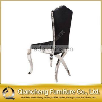 Fancy Black Velvet Dining Chair for Hotel photo-3