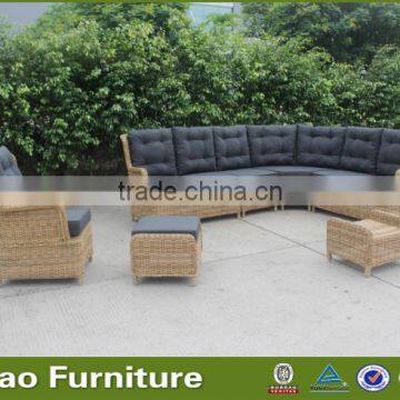 latest design rattan l shaped sofa outdoor furniture sofa set