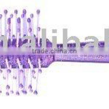 plastic round hair comb