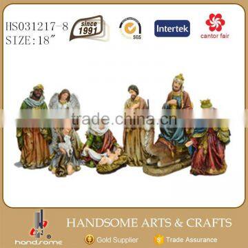 18 Inch Resin Craft Religious Items Home Decoration Christmas Nativity Set photo-2