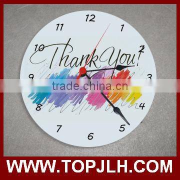 Wholesale Sublimation Photo Printed Clock Glass Wall Clock photo-2