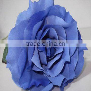 SJ20170030 bule plastic silk flower rose bud