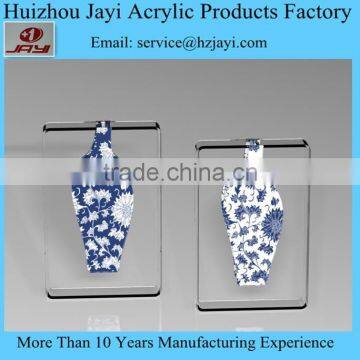 China Manufacturer Wholesale Clear Plexiglass Tall Flower Vase