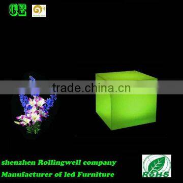 Customize Modern Fashion Furniture Colorful Light up Cube Chair/table photo-4