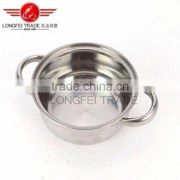 High Quality 3pcs European Style Stainless Steel Cooking Pot photo-5