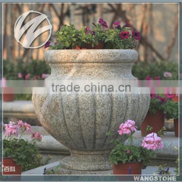 Large Bowl Shape Outdoor Stone Planter