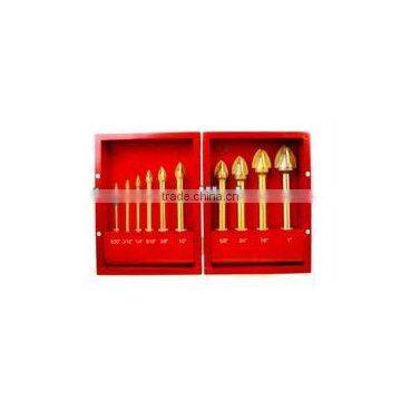 10 pcs Glass Drill Bit set