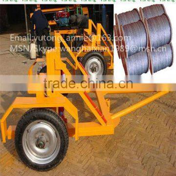 steel Wire drum trailer, cable drum trailer