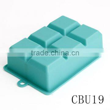 CBU19 Easy Release Silicone Ice Cube Tray Mold With 6 Small Cell photo-4