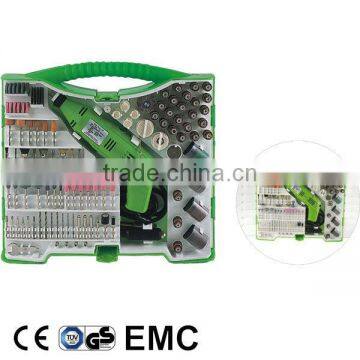 rotary polishing tool kit with plastic case