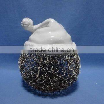 Owl Decorations Porcelain With Iron XMAS Decorations photo-3
