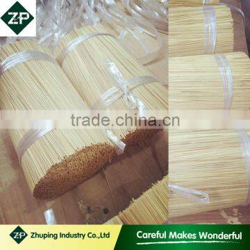 zhuping high counting thin 1.3mm bamboo sticks for incense agarbatti