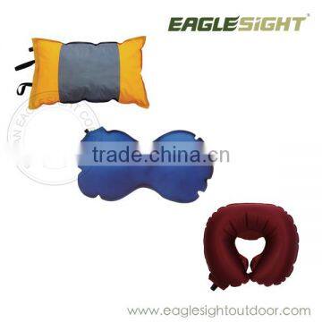 Private Label Memory Foam Inflatable Camping Pillow