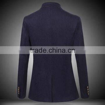 2016 Mens Coat Pant Designs Wedding Suit Slim Cut Wool Business Suit photo-2