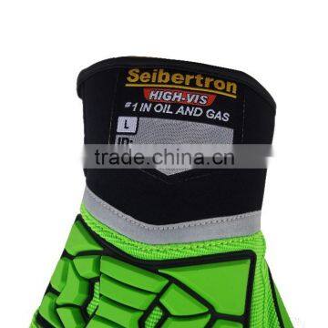 EN388 4543 Durable Oil and Gas Cut Level 5 High Impact Protection Working Safety Gloves photo-4