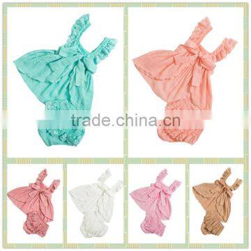 Wholesale Baby Girls 2 Pcs Lace Outfits,infant Girl Lace Beautiful Outfits photo-2