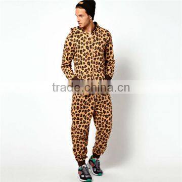 PA0005A Adult Leopard Print Wholesale Adult Onesie Pajamas photo-2