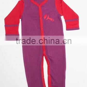 Printed Long Sleeve Romper