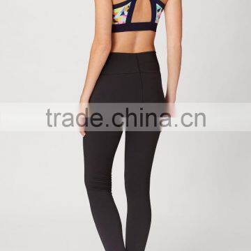 MGOO Hot Selling Backless Women Sexy Sport Wear Yoga Pants And Seamless Sports Bra Clothes Set photo-4