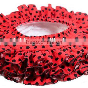 Baby Girl Summer Dress Whole Round Triple Ruffles Bloomer Skirt Baby Wear Clothes photo-2