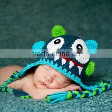 Fashion Custom Cool Winter Handmade Crochet Cartoon Hat photo-2