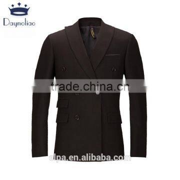 Daynoliao Half Lining Latest Design Woolen Slim Fitted Black Men Dress Blazer Designs photo-5