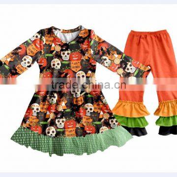 2017 Boya Boutique baby girl Halloween clothing autumn outfit yiwu children clothes