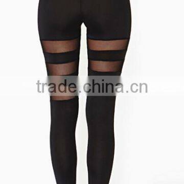 EY0104L New Fashion Women High Waist Hollow Out Leggings photo-3