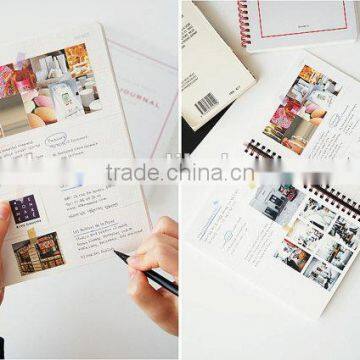 Full Color Printing Cardboard Sprial Binding Notebook ,cheap Office/school Supplies Custom photo-3