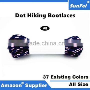 Colored Sneakers Round Hiking Climbing Work Boot Thick Replacement Kelvar Shoelaces Durable Safety Nylon Shoelaces