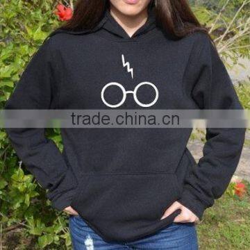 Fashion Print Hoodie Sweatshirt With Kangaroo Pocket photo-2