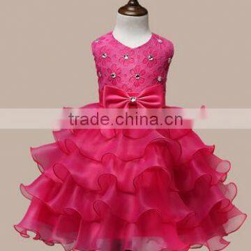 2014 New Children Clothing Polka Dot Summer Dress Vintage Baby Girls Dresses Black/White 3-10 Years 19859 photo-6