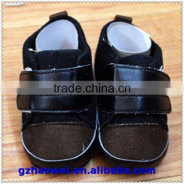 Stylish Nylon Tape Corduroy Baby Shoes photo-2