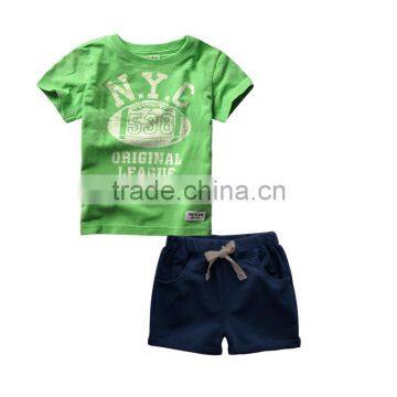 J3615 Baby Boy Kids Fashion T-shirt Shorts Set Wear, Wholesale Children's Boutique Clothing photo-4