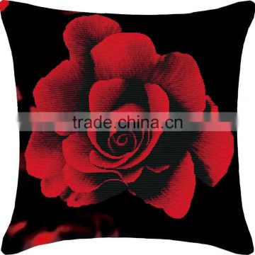 Wholesale Multicolor Flower Pattern Square Throw Pillow Cotton Cross Stitch Patterns For Decorating