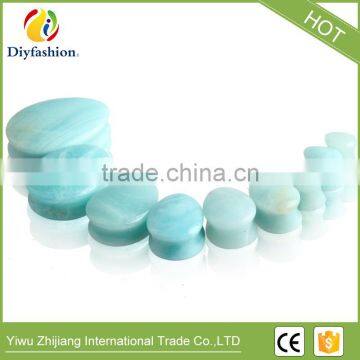 Fashion 7 Colors 5mm to 25mm Stone Drop Shape Ear Plug photo-4