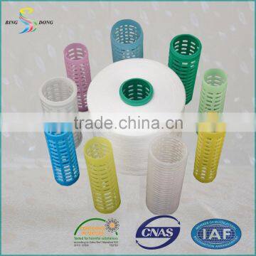 wholesale bulk polyester material raw yarn for sewing