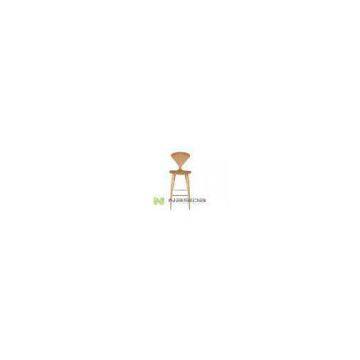 OEM Rustic Norman Cherner Bar Stool Chairs Replica , Curved Plywood With Ash / Walnut Veneer