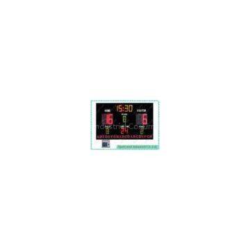 Electronic Basketball Scoreboard Led Display , Electronic Scoreboard With Remote