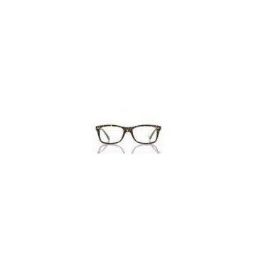 Cellulose Propionate Retro Eyeglass Frames For Mens In Fashion , Black Rectangular Shaped