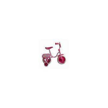 10-inch Bicycle for Girls, with Two Stabilizer Wheels, EVA Tires and Steel Frame