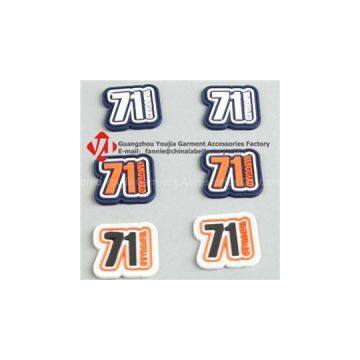 Silicone Rubber Clothing Logo Patch