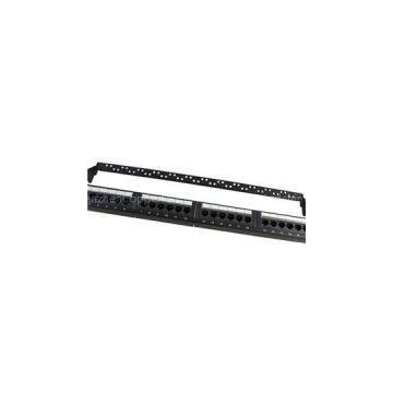 UTP Cat.6 Patch Panel 24 Port Dual Use IDC With Back Bar